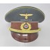 Adolf Hitler Grey Top Peaked Cap.