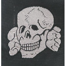 W-SS Em/NCO BeVo Cap Skull